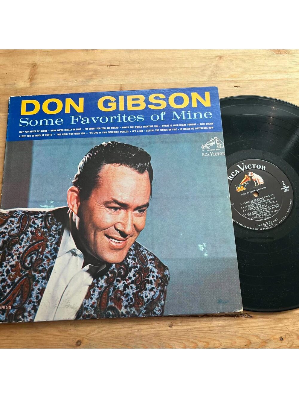 Don Gibson - Some Favorites of Mine 33rpm VG+ VR20